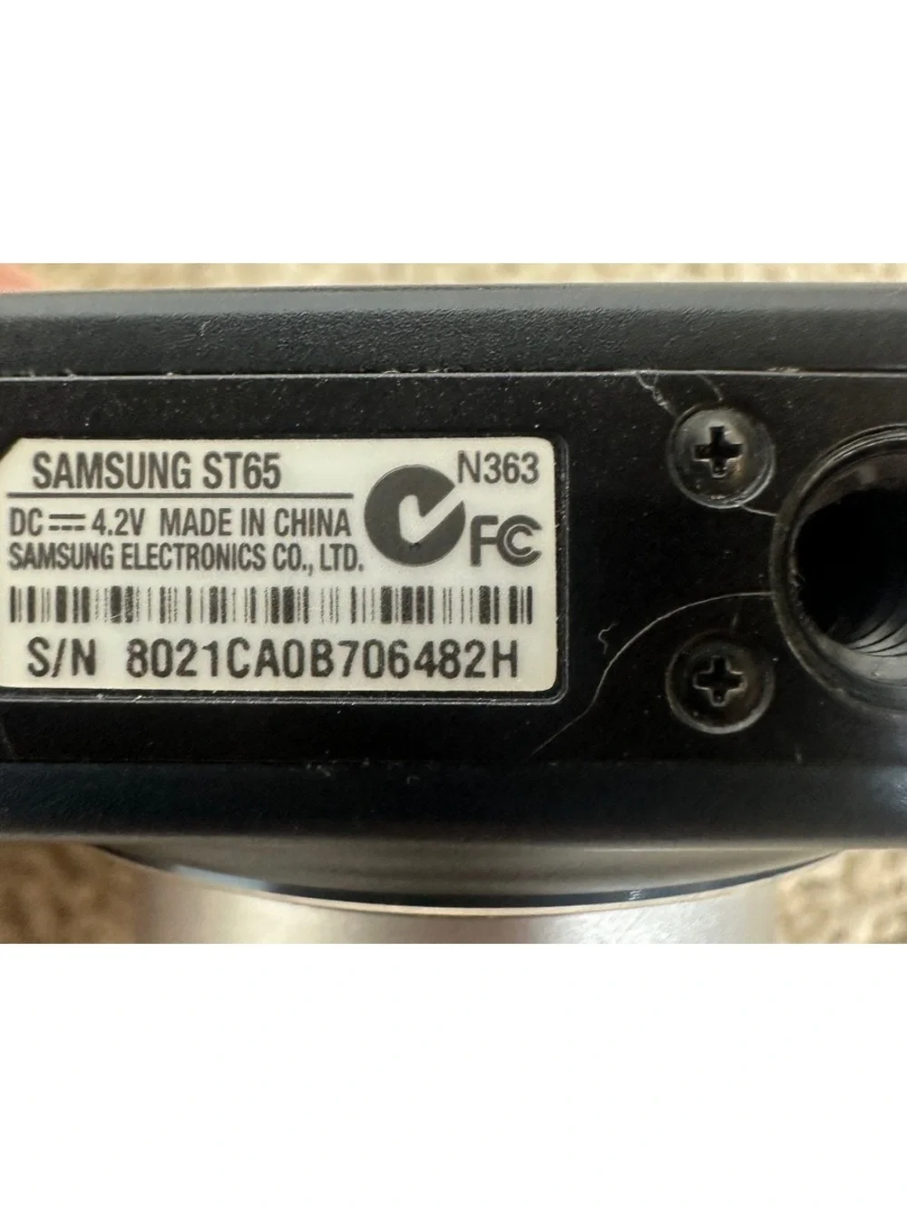 Samsung ST65 Compact 14.2 MP Point & Shoot 5X Zoom HD Movie Digital Camera Works